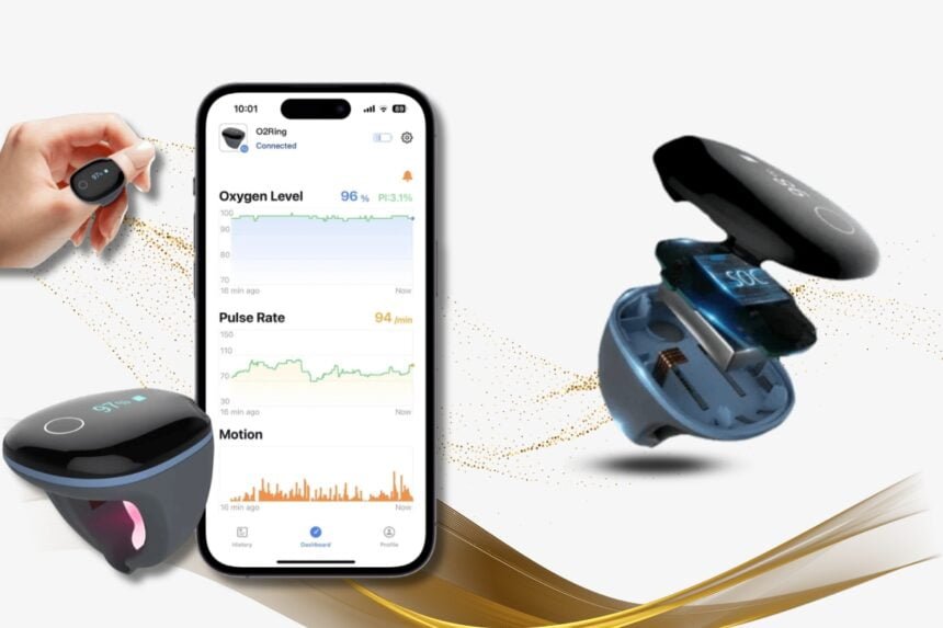 Wellue O2Ring Accurate Oxygen Levels and Heart Rate Tracking